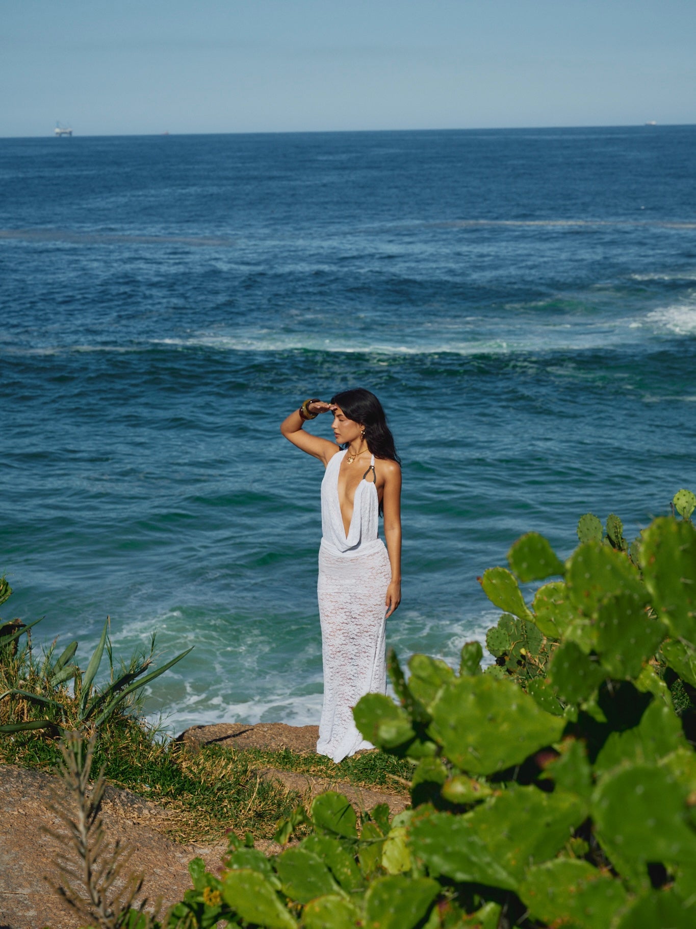 VESTIDO HORIZONTE DE SEDA