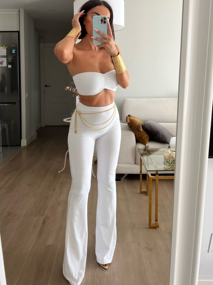 WHITE MAMMA SET PANTS